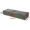 Gift Wrap Organizer,Gift Wrapping Paper Storage Container,Holds up to 20 Rolls,41W x 14D x 6H (Green)